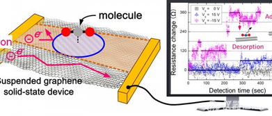 科学家研发石墨烯材料传感器可检测分子级气体浓度变化